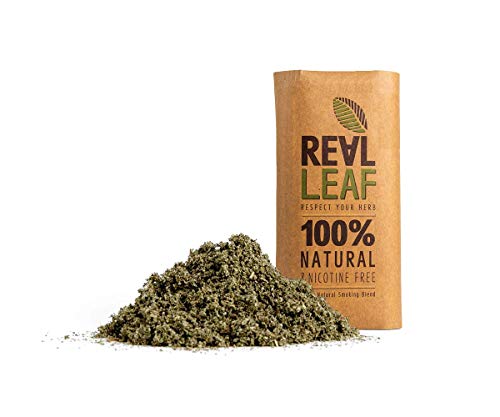 Real Leaf Organic Herbal Natural Smoking Mixture 30g 100% Nicotine Tobacco Free