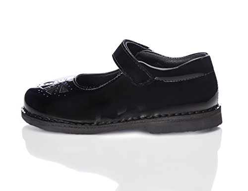 RED WAGON Zapato Calado con Tira de Velcro para Niña, Negro (Black), 21.5 EU