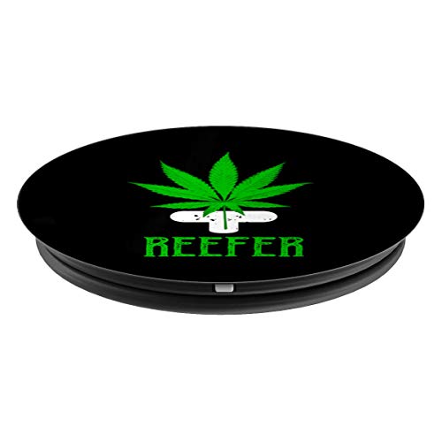 Reefer Funny Coral Reef Frag Joke | Marijuana Fish Tank Gift PopSockets Agarre y Soporte para Teléfonos y Tabletas