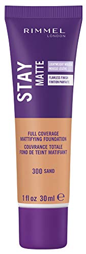 Rimmel London Stay Matte Base de Maquillaje Tono 300 Sand - 41,545 gr