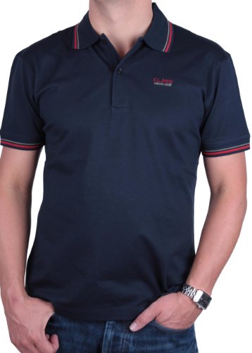 Roberto Cavalli Hombre Polo Camisa Muchos Coloros (X-Large, Azul Oscuro)