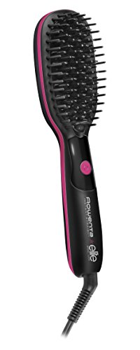 Rowenta Instant Straight CF5712F0 - Moldeador de cabello peine alisador iónico con revestimiento de la placa cerámico y temperatura a 210º