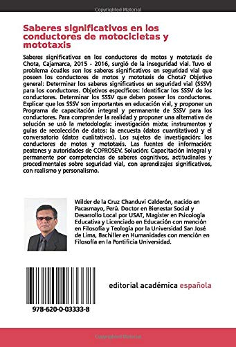 Saberes significativos en los conductores de motocicletas y mototaxis: Hacia el desarrollo sostenible de los conductores de Chota, Perú, 2015-2016