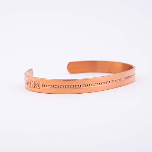 Sabona - Pulsera de cobre chapada en plata para hombre y mujer, efecto alivio del dolor de artritis - Windsor