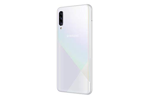 Samsung Galaxy A30s - Smartphone de 6.4" Super AMOLED (4 GB RAM, 64 GB ROM, 16 MP ultra angular, Dual SIM, versión española) blanco