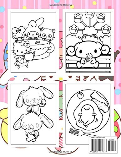 Sanrio Coloring Book For Kids: A Cute Coloring For Kids To Develop Creativity And Relax. Plenty Of Adorable Illustrations Of Sanrio Characters