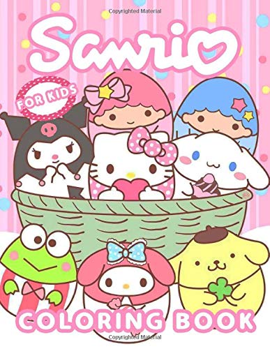 Sanrio Coloring Book For Kids: A Cute Coloring For Kids To Develop Creativity And Relax. Plenty Of Adorable Illustrations Of Sanrio Characters