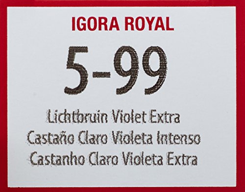 Schwarzkopf Igora Royal Tinte Permanente, Tono 5-99 - 60 ml
