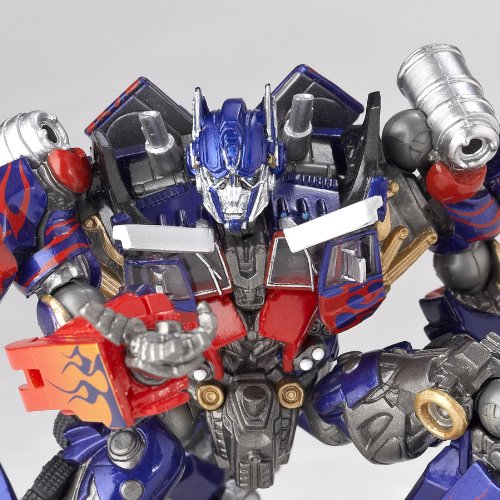 SCI-FI Revoltech Transformers oscuro de la versioen equipada Luna Optimus Prime Jetwing de la no-escala de ABS y PVC pintado de figuras de accioen legado de Revoltech