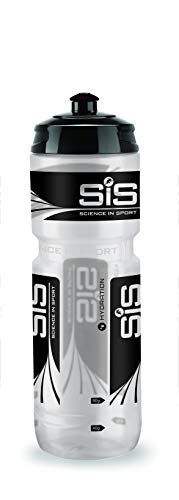 Science in Sport Botella de Agua de Deporte con Medidor - 1 x 800 ml, transparente