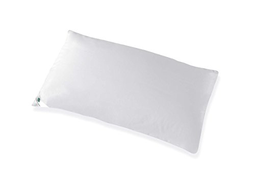 SEASONS- Almohada de Fibra Antiácaros de 105 cms Extrasuave para NIÑOS Doble Funda. Baja firmeza.