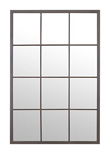 Select Mirrors Camden - Espejo de pared rectangular de metal, 60 cm x 90 cm (metal rústico)