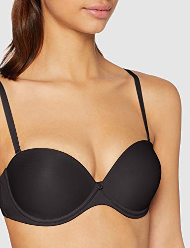 Selene Sujetador Carlota con Aros Doble Push Up Negro 90B