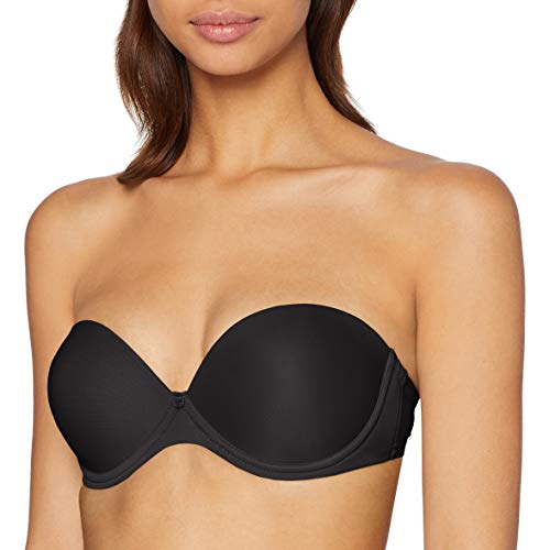 Selene Sujetador Carlota con Aros Doble Push Up Negro 90B