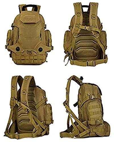 Selighting Mochila Táctica Impermeable 40L Mochilas Hombre Militares MOLLE de 900D Nylon con Múltiples Bolsillos para Senderismo,Acampada,Camping,Caza,Viaje