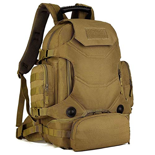 Selighting Mochila Táctica Impermeable 40L Mochilas Hombre Militares MOLLE de 900D Nylon con Múltiples Bolsillos para Senderismo,Acampada,Camping,Caza,Viaje