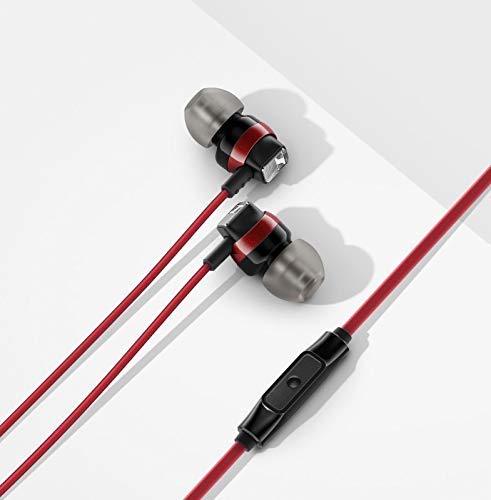 Sennheiser CX 300S - Auriculares intraurales con control remoto inteligente universal, color rojo
