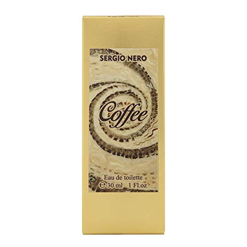 SERGIO NERO • Coffee Eau de Toilette/Agua de tocador para Mujeres frasco de 30 ml (1 fl.oz.) – Perfume Aromático Goloso