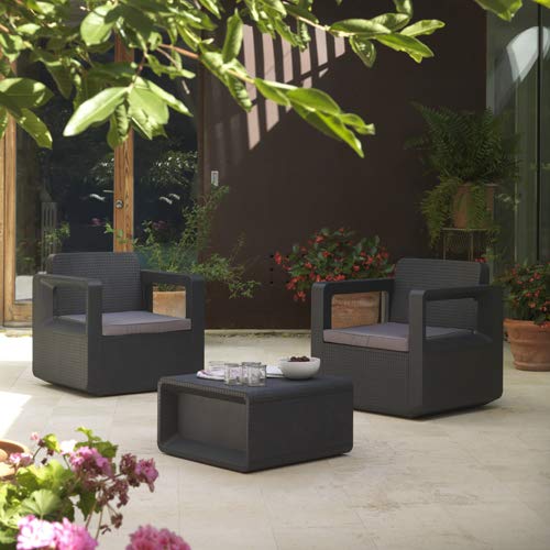 Shaf Venus Set de Muebles de jardín, Antracita