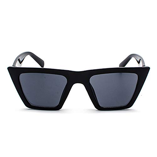 SHEEN KELLY Gafas de sol planas para hombres y mujeres Gafas de sol cuadradas de diseñador retro Gafas de sol de estilo claro Gafas de sol transparentes UV400