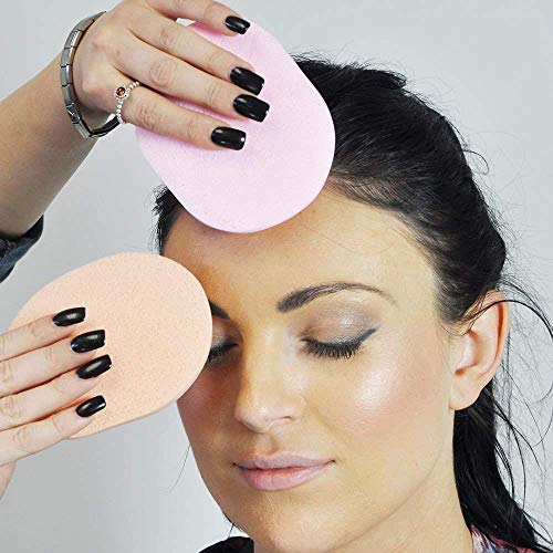 shuny 50 PCS Esponjas de Limpieza Facial,Esponjas de Esponja Suave para Limpiar la Cara del Maquillaje(Color al Azar)