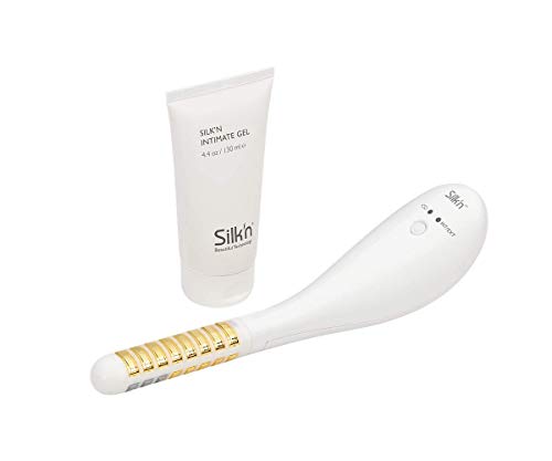 SILK'N Tightra - cuidado Íntimo para mujeres con estuche y Gel Íntimo - energía Bi-Polar HF - Sensor de calor - Apriete Externo e interno, Blanco