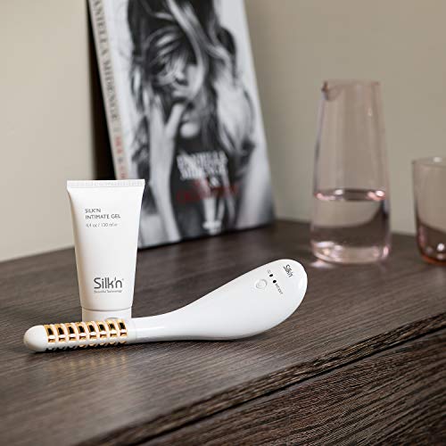 SILK'N Tightra - cuidado Íntimo para mujeres con estuche y Gel Íntimo - energía Bi-Polar HF - Sensor de calor - Apriete Externo e interno, Blanco