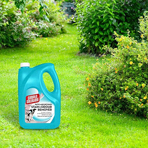 Simple Solution Patio y removedor de Manchas y olores para Mascotas, 4 L