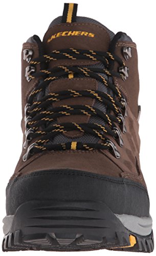 Skechers Men's Relment-Pelmo High Rise Hiking Boots, Brown (Khaki Khk), 9 UK 43 EU