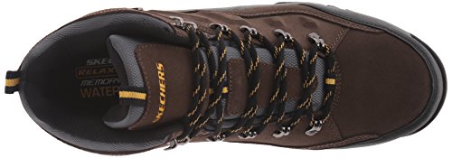 Skechers Men's Relment-Pelmo High Rise Hiking Boots, Brown (Khaki Khk), 9 UK 43 EU