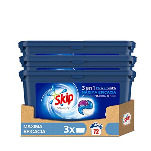 Skip Ultimate Detergente Capsulas 3en1 MAXIMA EFICACIA 24lav - Pack de 3