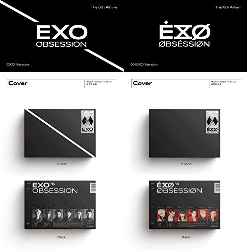 S.M Entertainment EXO - OBSESSION (Vol.6) Álbum+Cartel plegado+Juego de tarjetas extra (EXO ver.)