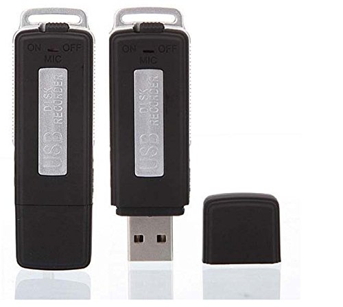 SMARTEX | Mini Grabador de voz 8GB / 150 horas USB Audio - micrófono Espía - Voice Recorder Pendrive USB 2 en 1