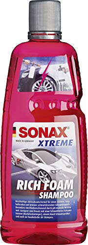 Sonax Xtreme RichFoam 02483000 - Champú con espuma que genera una alfombra de espuma densa, duradera y que elimina la suciedad, pH neutro, aroma a bayas (1 litro)