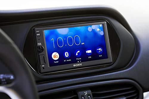 Sony XAV-AX1000 - Reproductor 2DIN para coche (Apple CarPlay, bluetooth y NFC, pantalla táctil de 6,2", control por voz, EXTRA BASS, Siri Eyes Free y potencia de 55W x 4, sonido DSO), negro