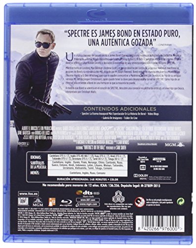 Spectre Blu-Ray [Blu-ray]