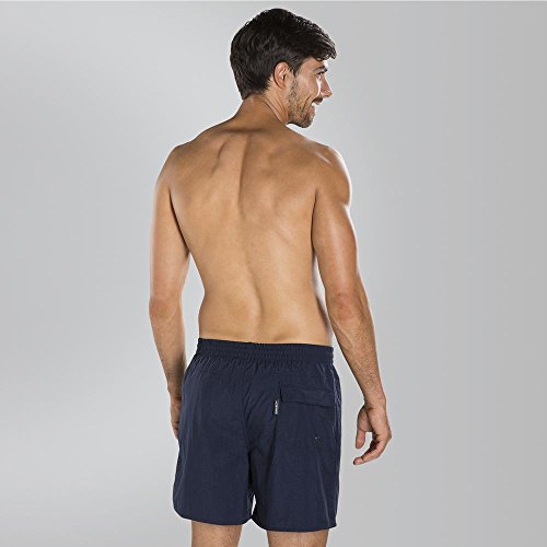 Speedo Solid Leisure - Bañador de natación para hombre, color azul marino, talla M