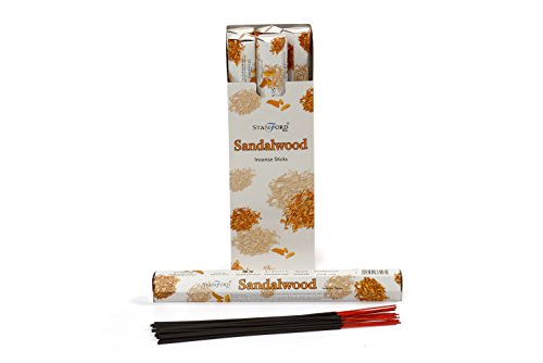 Stamford Sandalwood Incense, 20 Sticks x 6 Packs