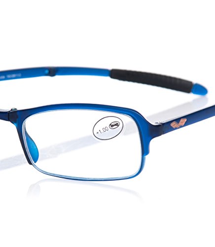 Starlite Universe Gafas de Lectura Folding Antonio Banderas Monturas, Blue, 55 Unisex