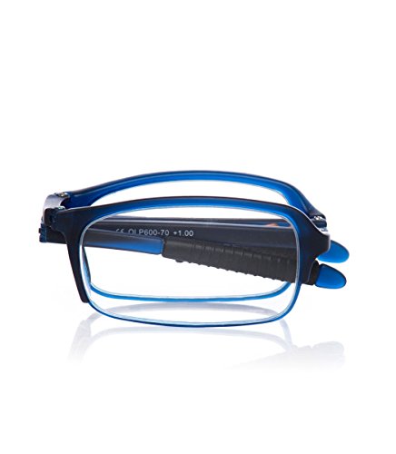 Starlite Universe Gafas de Lectura Folding Antonio Banderas Monturas, Blue, 55 Unisex