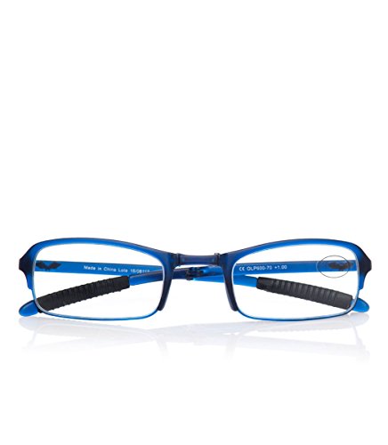 Starlite Universe Gafas de Lectura Folding Antonio Banderas Monturas, Blue, 55 Unisex