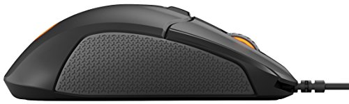 SteelSeries Rival 310 - Ratón de juego óptico, iluminación RGB, 6 botones, laterales de goma, memoria integrada (PC/Mac), negro