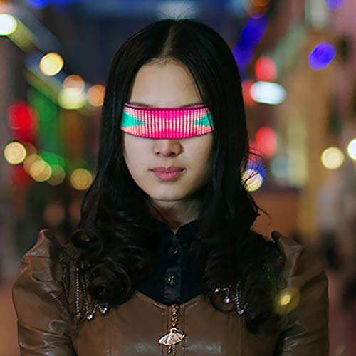 STOBOK Iluminar Anteojos Obturador Intermitente Gafas de Neón Brillantes Gafas Luminosas Led Multicolores Accesorios de Fotomatón para Barras de Cumpleaños de Navidad Favor de Fiesta