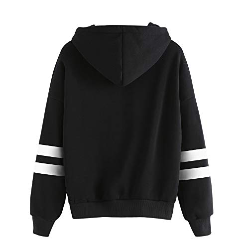 Sudaderas con Capucha Mujer, Sudadera para Mujer De Manga Larga Moda Sudadera Pullover Tops Blusa Calle