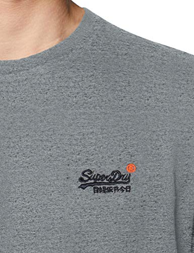 Superdry Orange Label Vntge Emb S/s tee Camiseta, Gris (Flint Steel Grit A3z), Small para Hombre