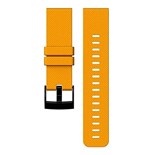 Suunto Traverse Amber Silicone Strap Correa, Unisex, Naranja (Ambar), Talla Única