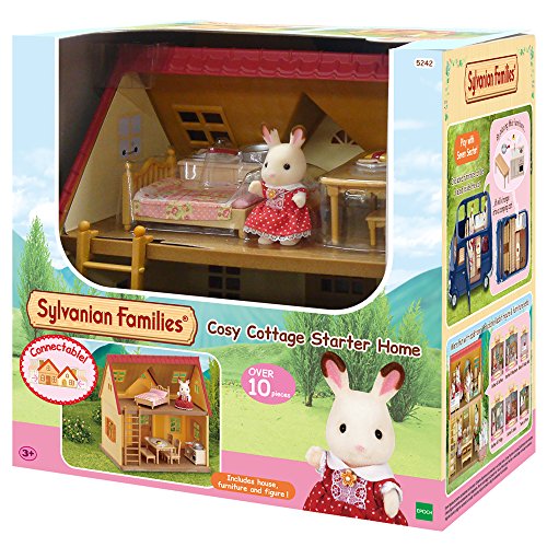 Sylvanian Families 5242 Cosy Cottage Starter Home Mini Muñecas y Accesorios, Multicolor