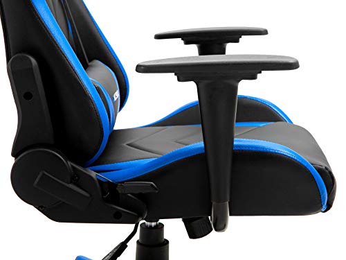 T-LoVendo TLV-RX-Blue Silla Gaming Oficina Racing Sillon Gamer Racer X Profesional Videojuegos PC