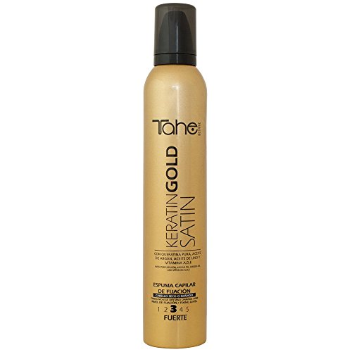 Tahe Gold - Espuma de Fijación Satin Keratin - Fijación 3-300 ml