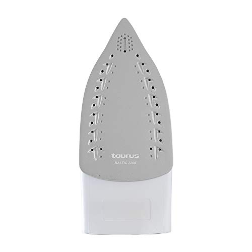 Taurus Baltic 2200 – Plancha 2200W, Suela Silver, Gran Deslizamiento, Golpe de Vapor de 110 g/min, Cable abatible, Sistema antical, ELECTRÓNICOS, Azul/Blanco